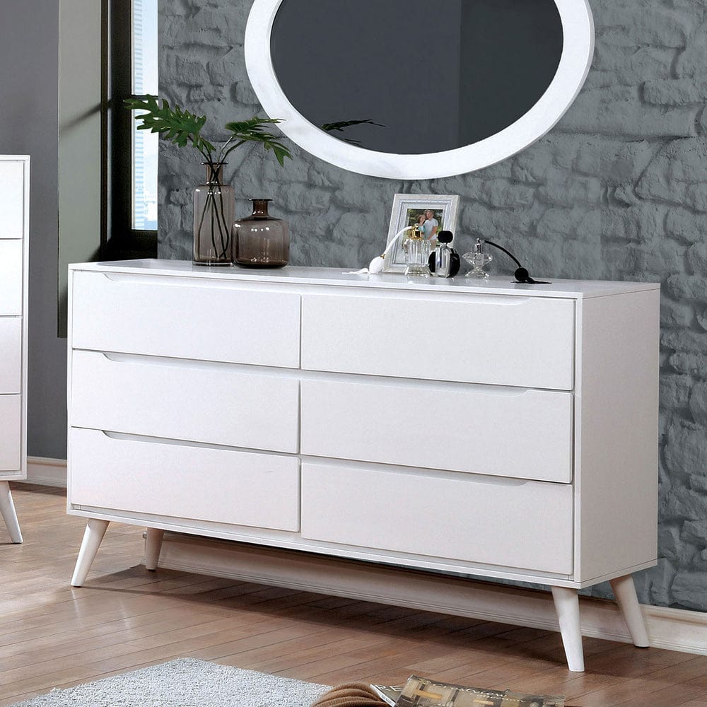Furniture of America - Lennart Ii Dresser in White - CM7386WH-D View 1