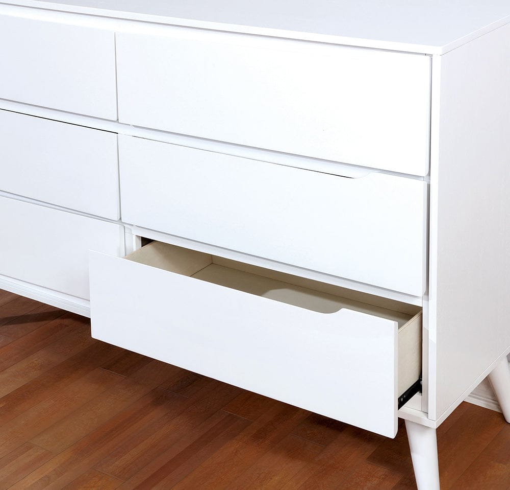 Furniture of America - Lennart Ii Dresser in White - CM7386WH-D View 2