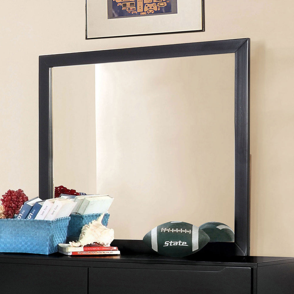 Furniture of America - Lennart Ii Mirror in Black - CM7386BK-M View 1