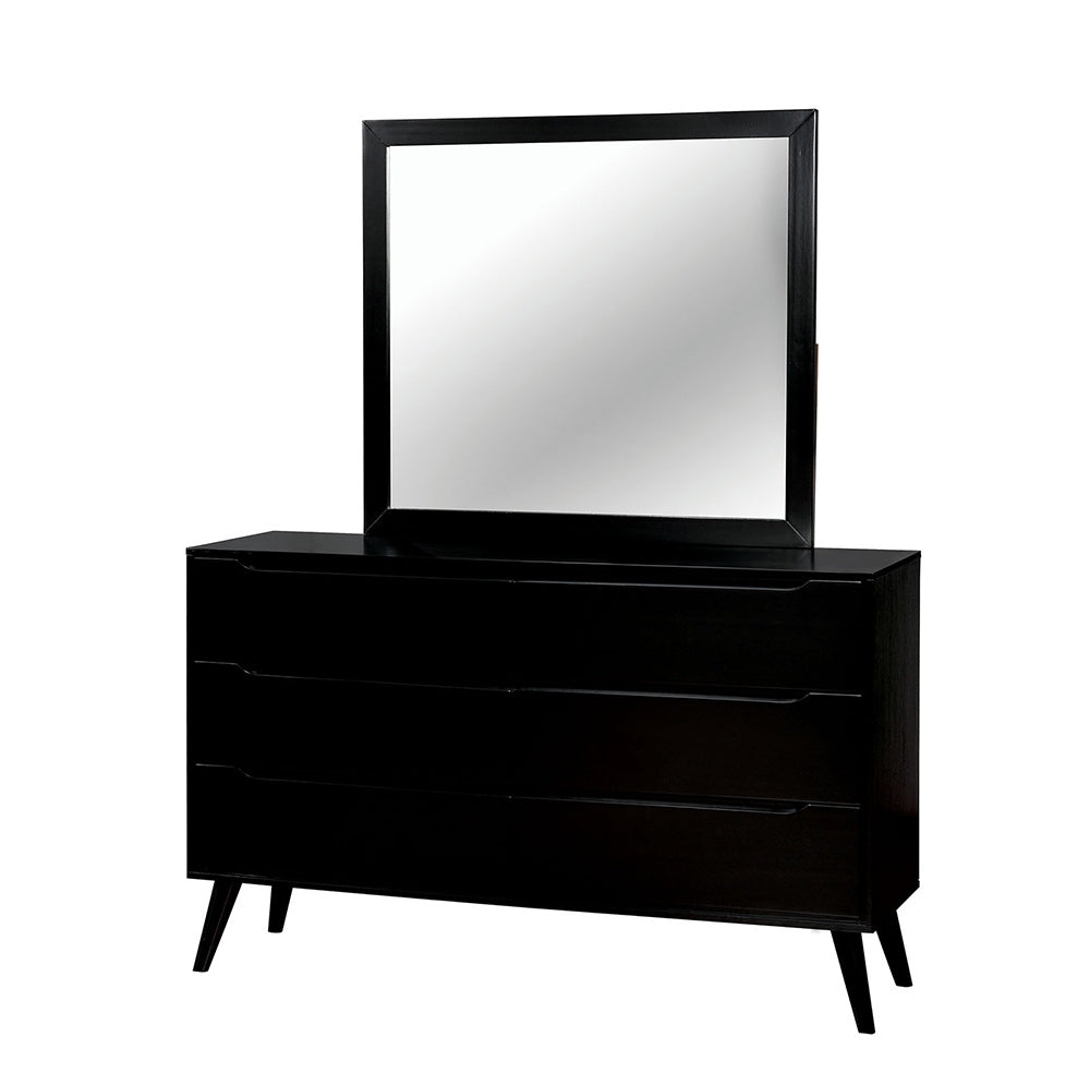 Furniture of America - Lennart Ii Mirror in Black - CM7386BK-M View 2