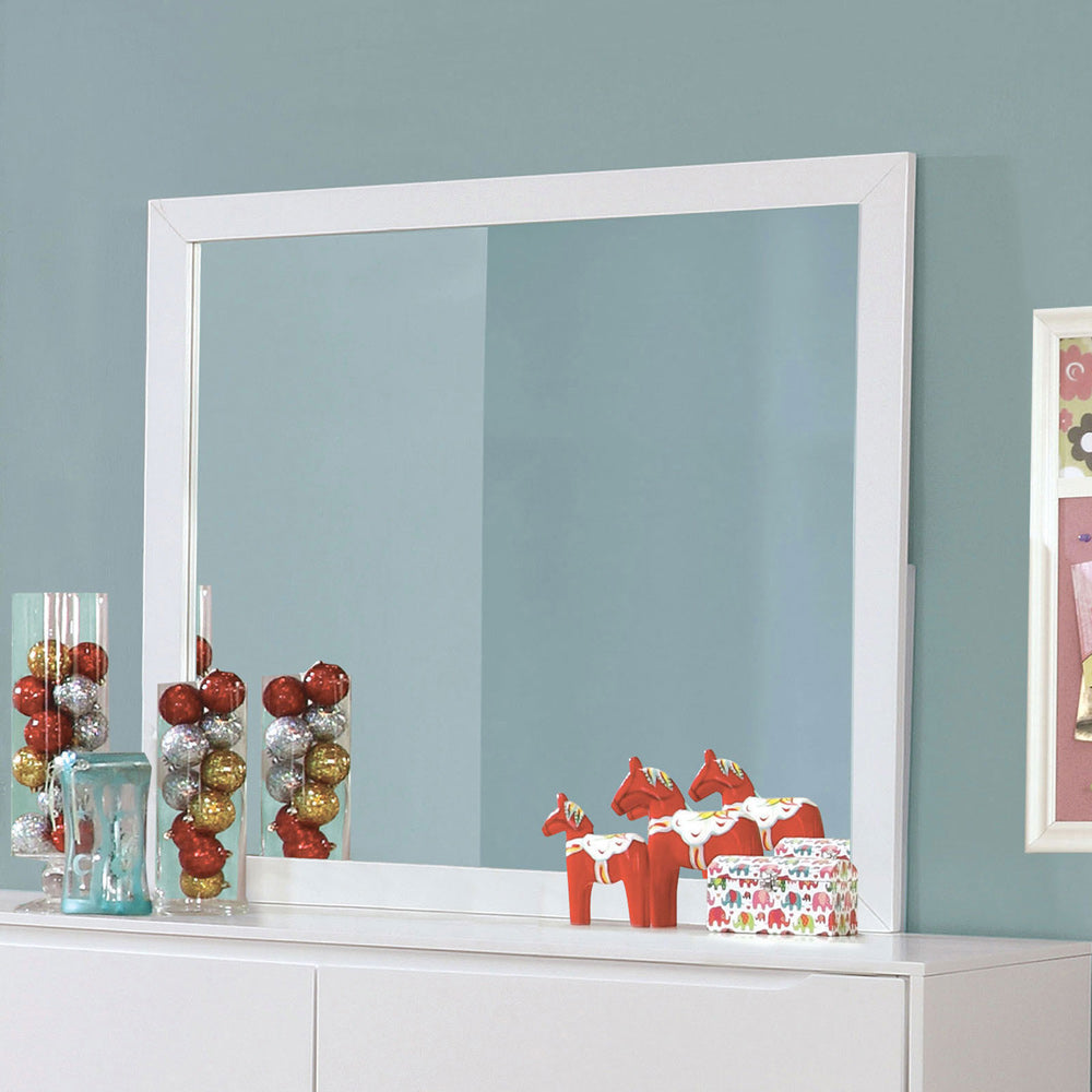Furniture of America - Lennart Ii Mirror in White - CM7386WH-M View 1