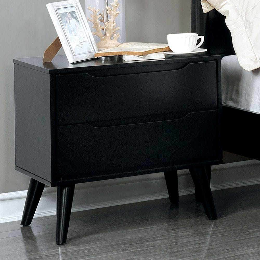 Furniture of America - Lennart Ii Nightstand in Black - CM7386BK-N View 1