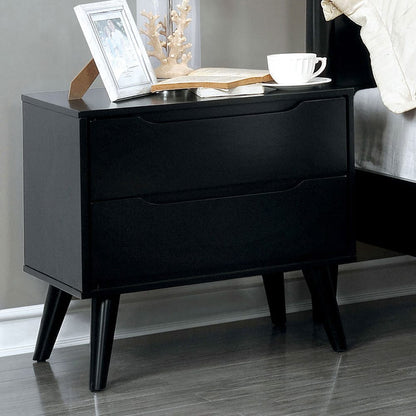 Furniture of America - Lennart Ii Nightstand in Black - CM7386BK-N View 1