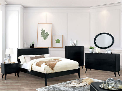 Furniture of America - Lennart Ii Nightstand in Black - CM7386BK-N View 3