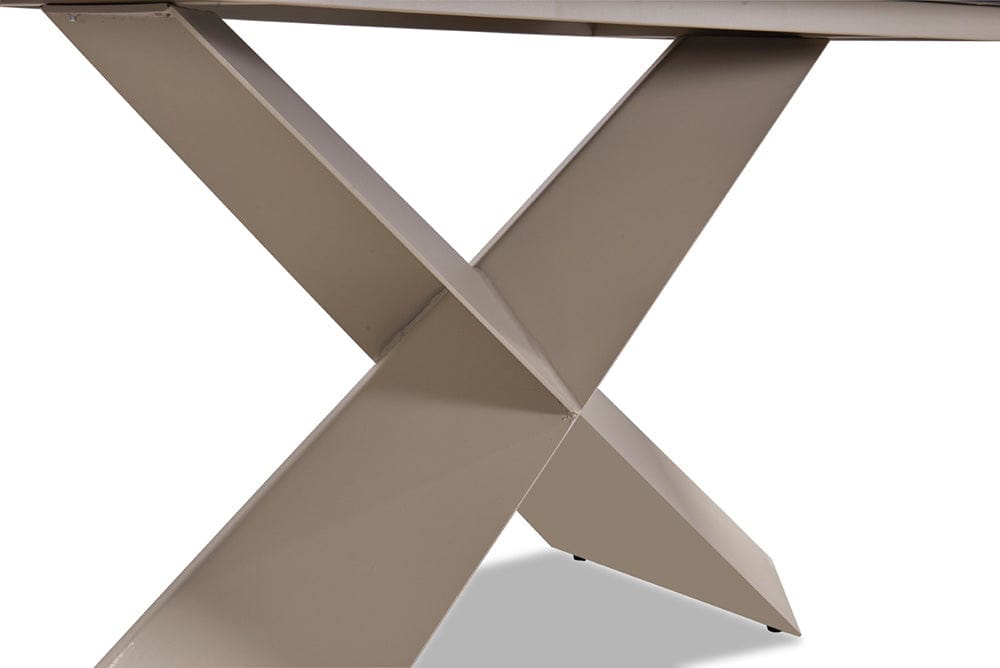 Furniture of America - Lenvik Dining Table in Brown/White - FM3700BR-T-TABLE View 6