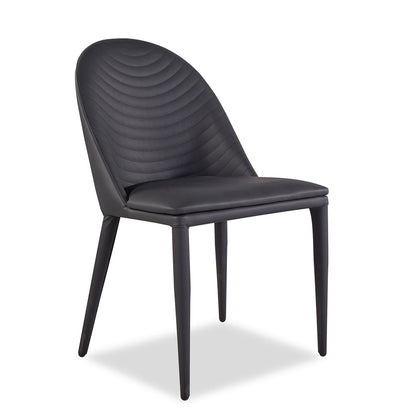 Furniture of America - Lenvik Side Chair Set of 2 in Black/White - FM3700BK-SC-2PK View 1