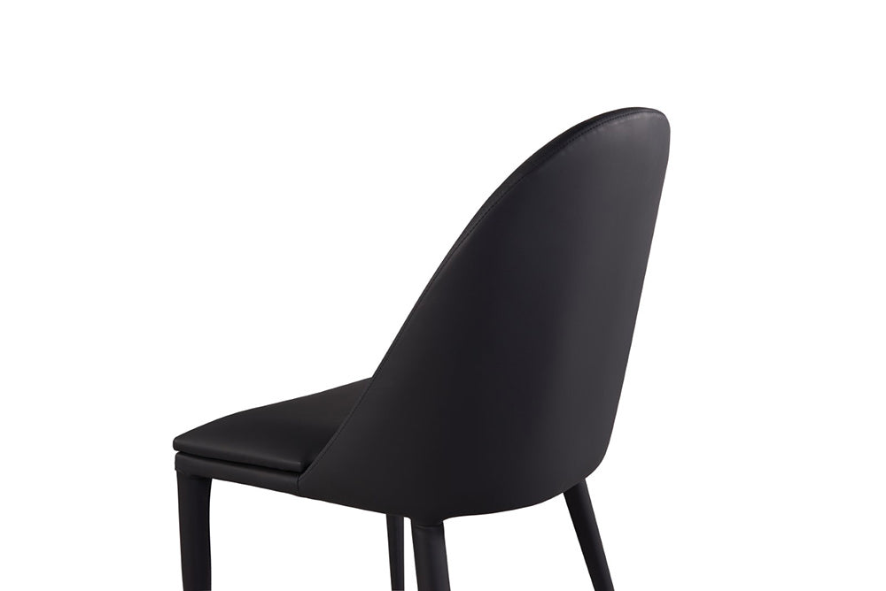 Furniture of America - Lenvik Side Chair Set of 2 in Black/White - FM3700BK-SC-2PK View 3