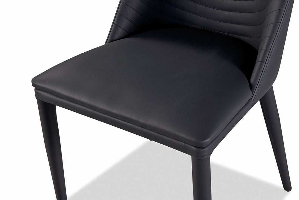 Furniture of America - Lenvik Side Chair Set of 2 in Black/White - FM3700BK-SC-2PK View 5
