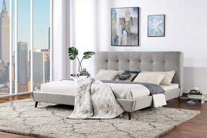 Furniture of America - Leomin Queen Bed in Gray - CM7241GY-Q-BED View 1