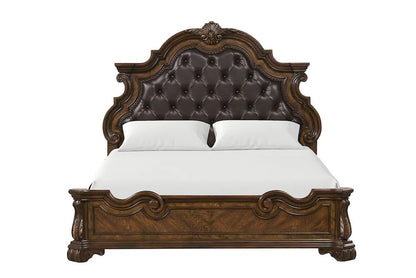 Furniture of America - Leovanni - 3 Pc. Queen Bedroom Set - Dark Brown - FM70003DB-Q-F-4PC view 4