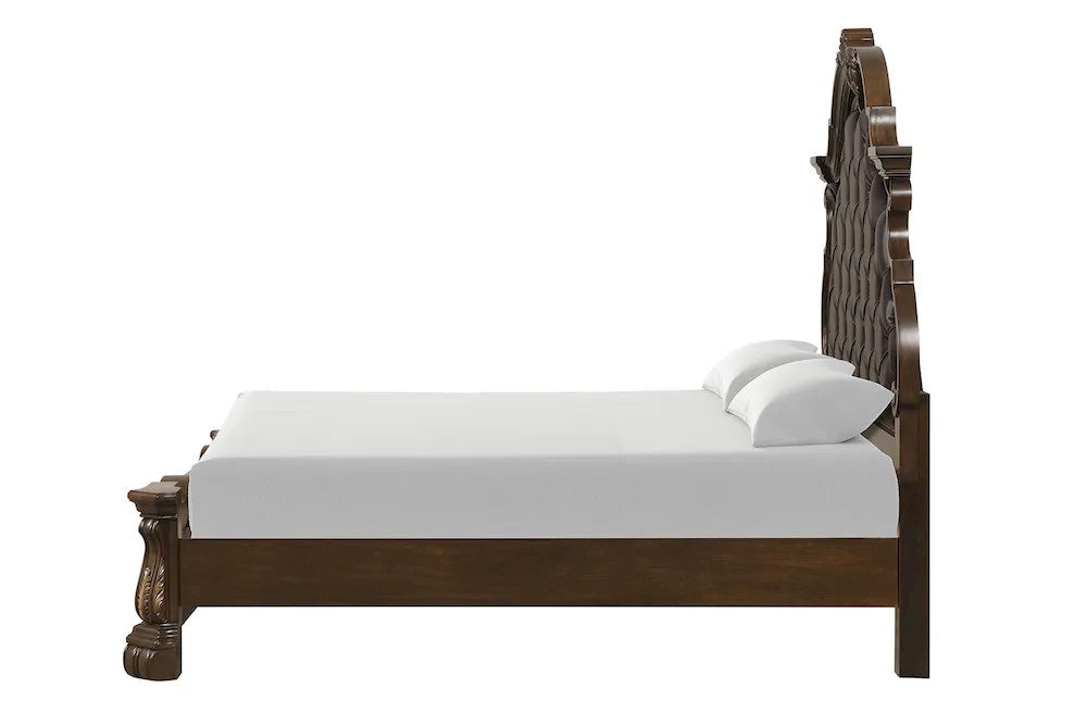 Furniture of America - Leovanni - 3 Pc. Queen Bedroom Set - Dark Brown - FM70003DB-Q-F-4PC view 6