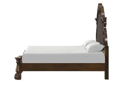 Furniture of America - Leovanni - 4 Pc. Queen Bedroom Set w/ Chest - Dark Brown - FM70003DB-Q-F-5PC-C view 6