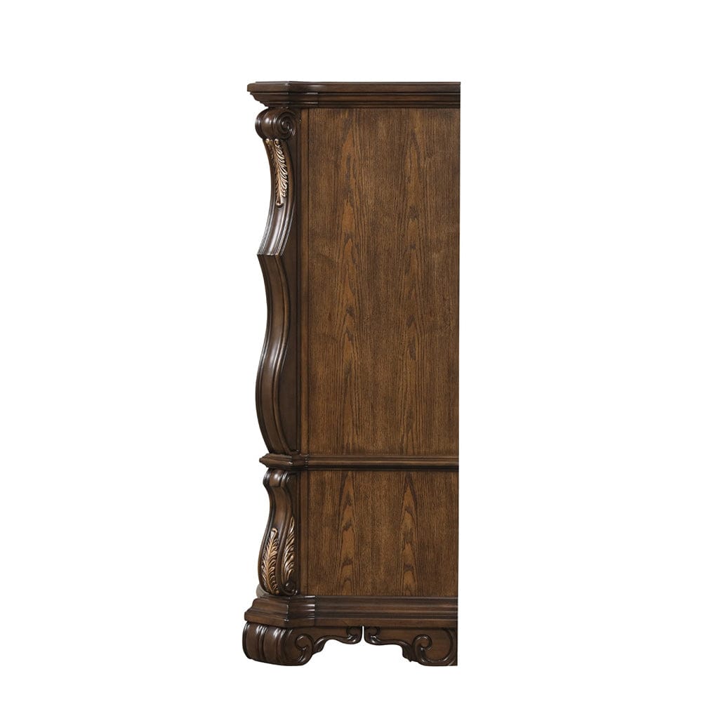 Furniture of America - Leovanni Chest in Dark Brown - FM70003DB-C View 4