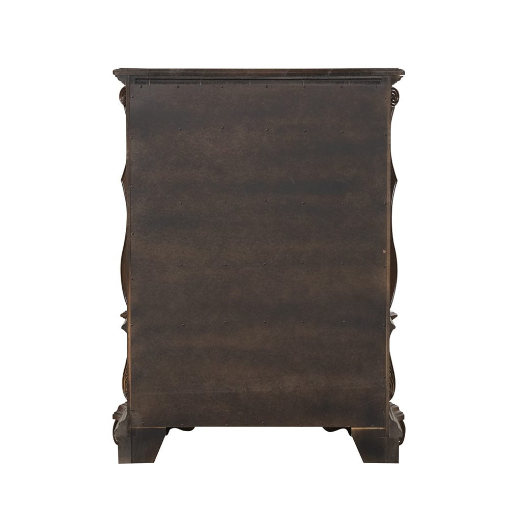 Furniture of America - Leovanni Chest in Dark Brown - FM70003DB-C View 5