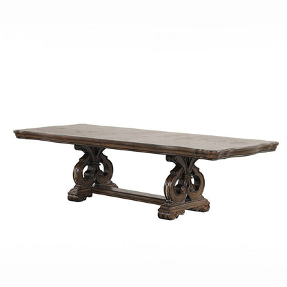 Furniture of America - Leovanni Dining Table in Dark Brown - FM31003DB-T-TABLE View 2
