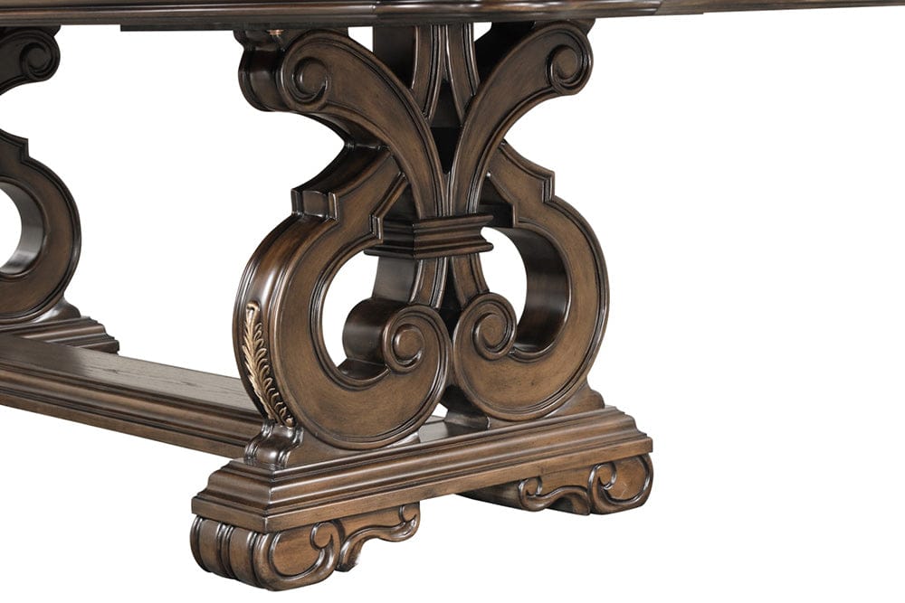 Furniture of America - Leovanni Dining Table in Dark Brown - FM31003DB-T-TABLE View 5