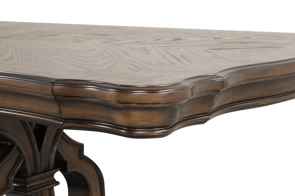 Furniture of America - Leovanni Dining Table in Dark Brown - FM31003DB-T-TABLE View 6