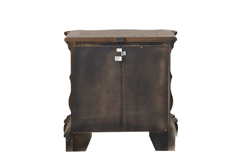 Furniture of America - Leovanni Nightstand W/ USB A-C in Dark Brown - FM70003DB-N View 6