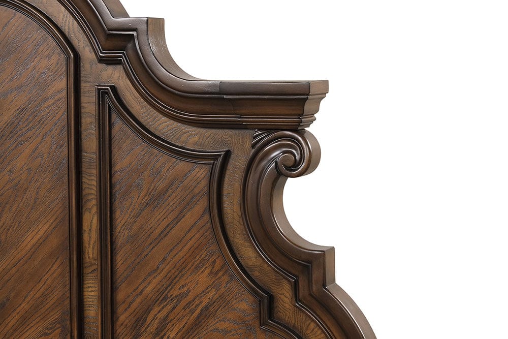 Furniture of America - Leovanni Queen Panel Bed in Dark Brown - FM70003DB-Q-W-BED View 5