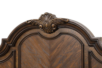Furniture of America - Leovanni Queen Panel Bed in Dark Brown - FM70003DB-Q-W-BED View 6