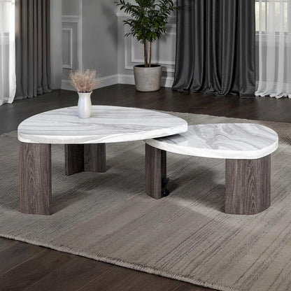 Furniture of America - Levis - Nesting Cocktail Table - FM44006GY-CN view 1