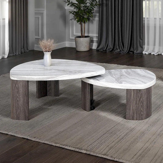 Furniture of America - Levis - Nesting Cocktail Table - FM44006GY-CN view 1