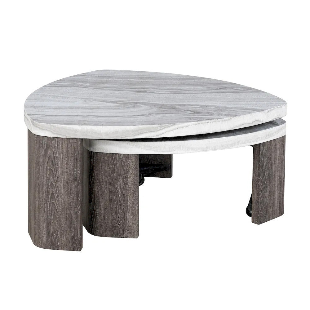 Furniture of America - Levis - Nesting Cocktail Table - FM44006GY-CN view 3