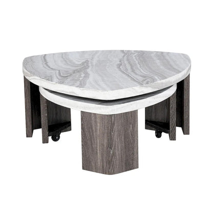 Furniture of America - Levis - Nesting Cocktail Table - FM44006GY-CN view 4