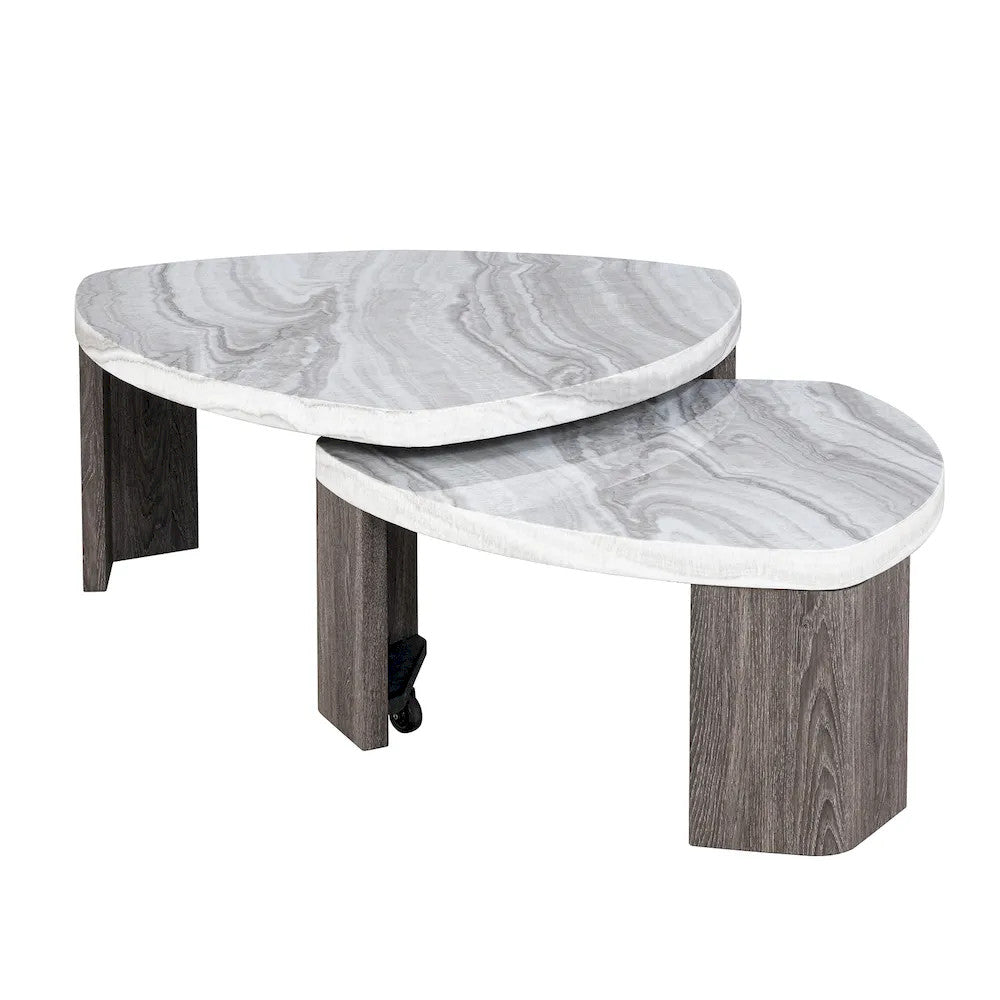 Furniture of America - Levis - Nesting Cocktail Table - FM44006GY-CN view 5
