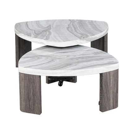 Furniture of America - Levis - Nesting Cocktail Table - FM44006GY-CN view 6