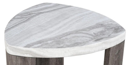 Furniture of America - Levis - Triangle End Table - FM44006GY-E view 3
