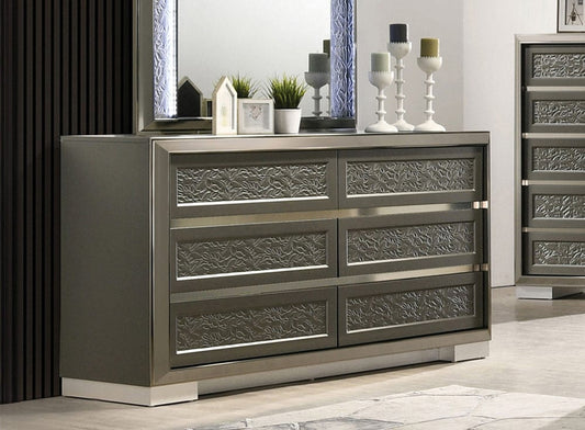 Furniture of America - Leyland Dresser in Dark Gray - FM7252DG-D View 1