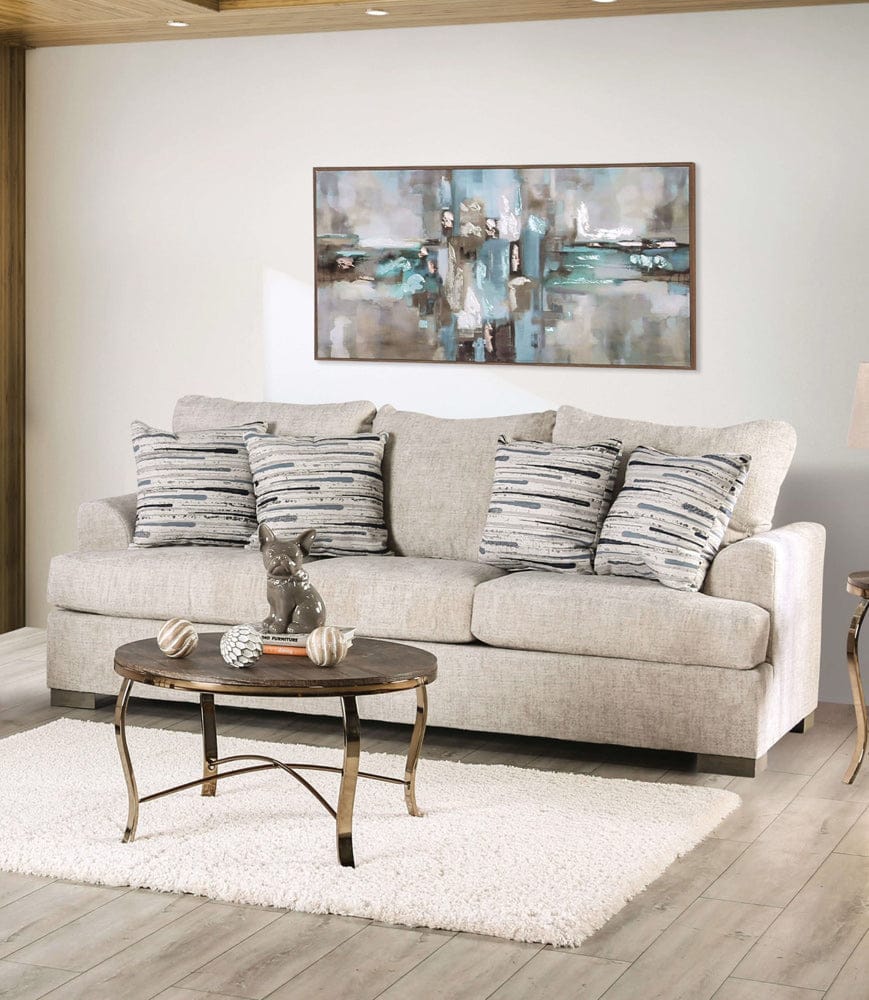 Furniture of America - Leytonstone Sofa in Cream - SM1209-SF View 1