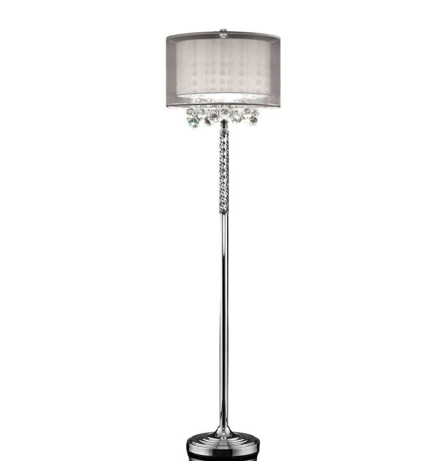 Furniture of America - Lila Floor Lamp in Silver - L9149F View 1