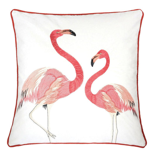 Furniture of America - Lina 20" X 20" Pillow Set of 2 in Ivory/Pink - PL8046-2PK View 1