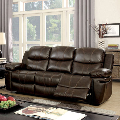 Furniture of America - Listowel Sofa in Brown - CM6992-SF View 1