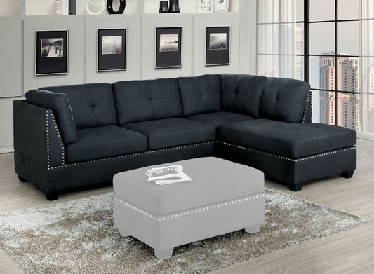 Furniture of America - Lita Sectional in Dark Gray - CM6966-SECT View 1