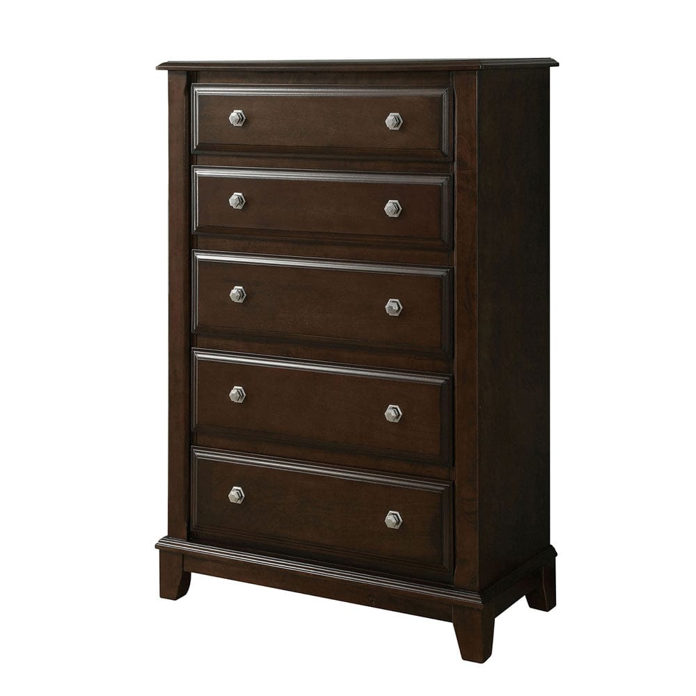 Furniture of America - Litchville Chest in Brown Cherry - CM7383C View 1