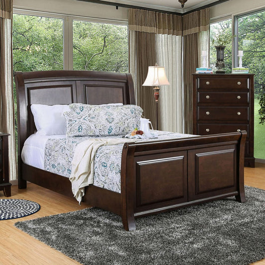 Furniture of America - Litchville Queen Bed in Brown Cherry - CM7383Q-BED View 1