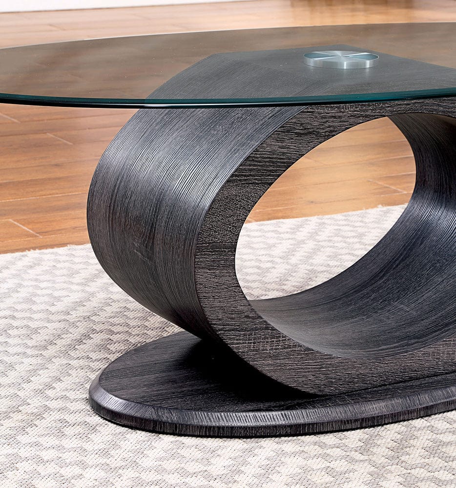 Furniture of America - Lodia Coffee Table in Gray - CM4825GY-C-PK View 2