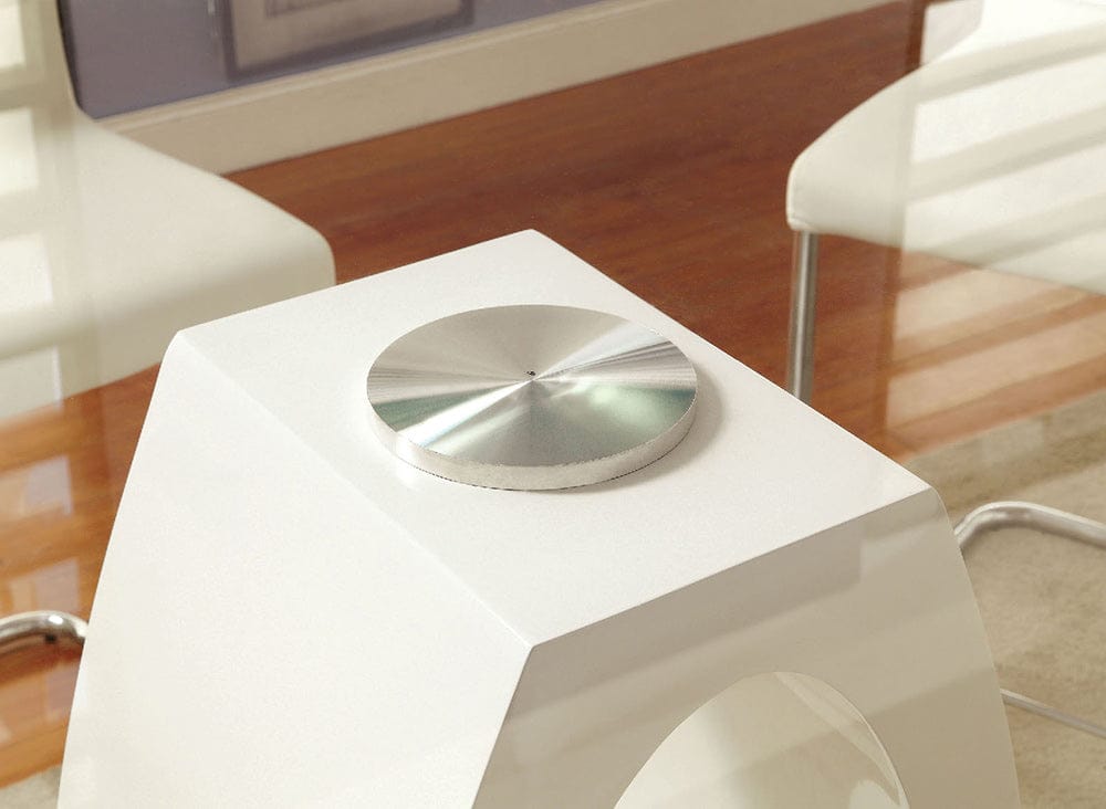 Furniture of America - Lodia Ii Round Counter Ht. Table in White - CM3825WH-RPT-TABLE View 3