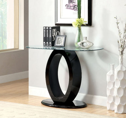 Furniture of America - Lodia Iii Sofa Table in Black - CM4825BK-S View 1