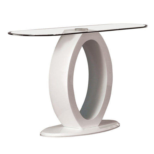 Furniture of America - Lodia Iii Sofa Table in White - CM4825WH-S View 1