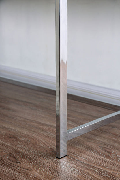 Furniture of America - Loke Computer Desk in White/Chrome - CM-DK5204 View 5