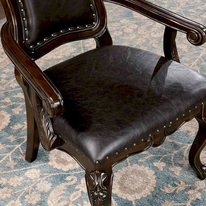 Furniture of America - Lombardy - 6 Pc. Dining Table Set (2AC+4SC) - CM3146T-7PC view 2