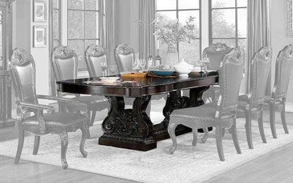 Furniture of America - Lombardy Dining Table in Walnut - CM3146T-TABLE View 1