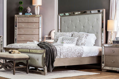 Furniture of America - Loraine Queen Bed in Champagne - CM7195Q-BED View 3