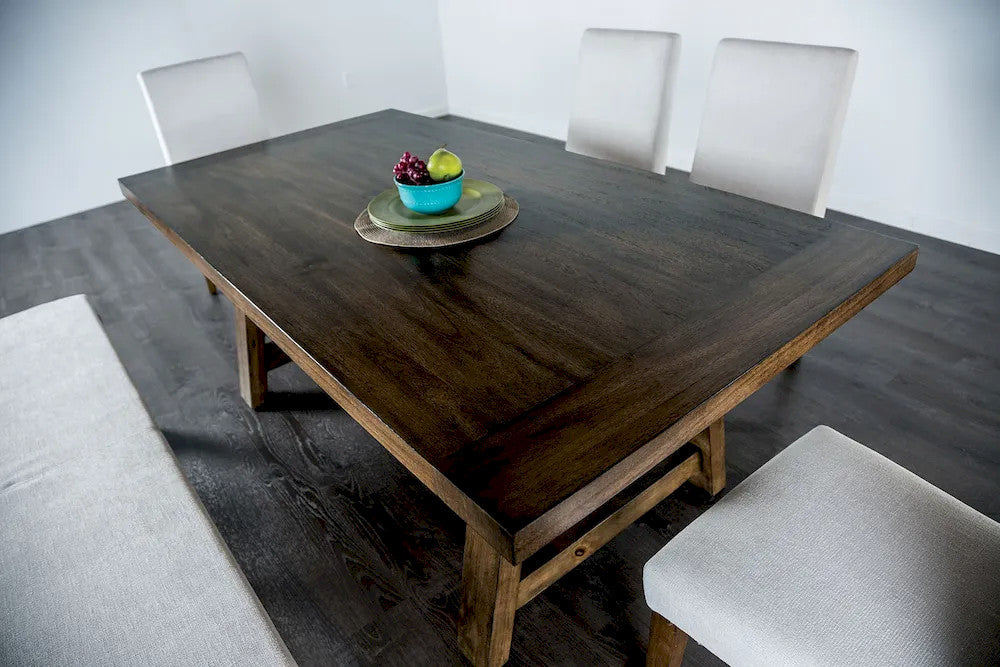 Furniture of America - Losone - 5 Pc. Dining Table Set w/ Bench - FM3422BR-T-6PC-BN view 2