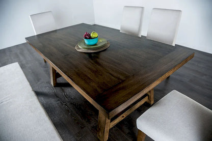 Furniture of America - Losone - 5 Pc. Dining Table Set w/ Bench - FM3422BR-T-6PC-BN view 2