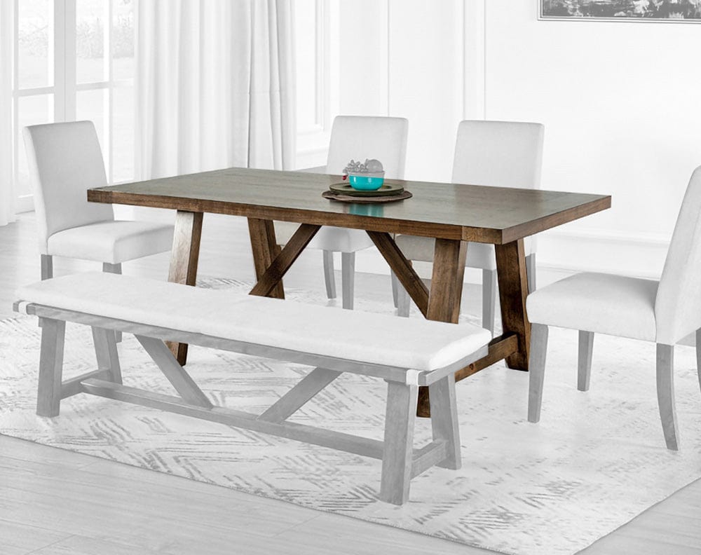Furniture of America - Losone Dining Table in Brown - FM3422BR-T View 1